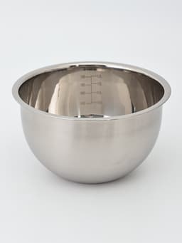 Миска, 1.4 л, d=17 см, с мерной шкалой, нержавеющая сталь