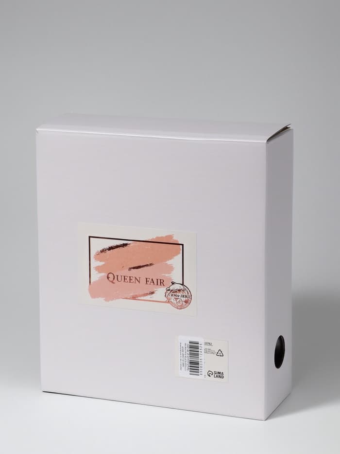 Зеркало декоративное, с увеличением х2, двустороннее, 16.5×24.5 см, (11×15.5 см), белое