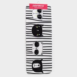 Коврик для ванной и туалета Доляна «Коты», 45×120 см