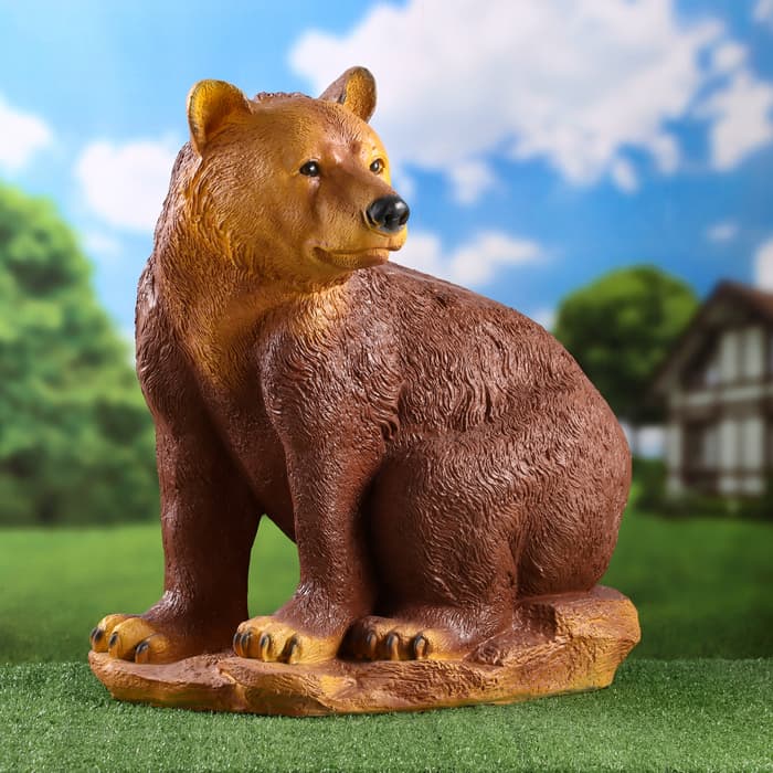 Садовая фигура из гипса «Медведь большой», 40×50×48 см