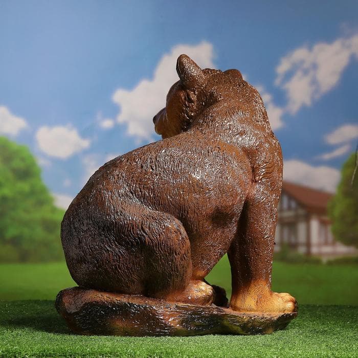 Садовая фигура из гипса «Медведь большой», 40×50×48 см
