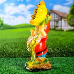Садовая фигура из гипса «Гном с подсолнухом», 53×18×27 см