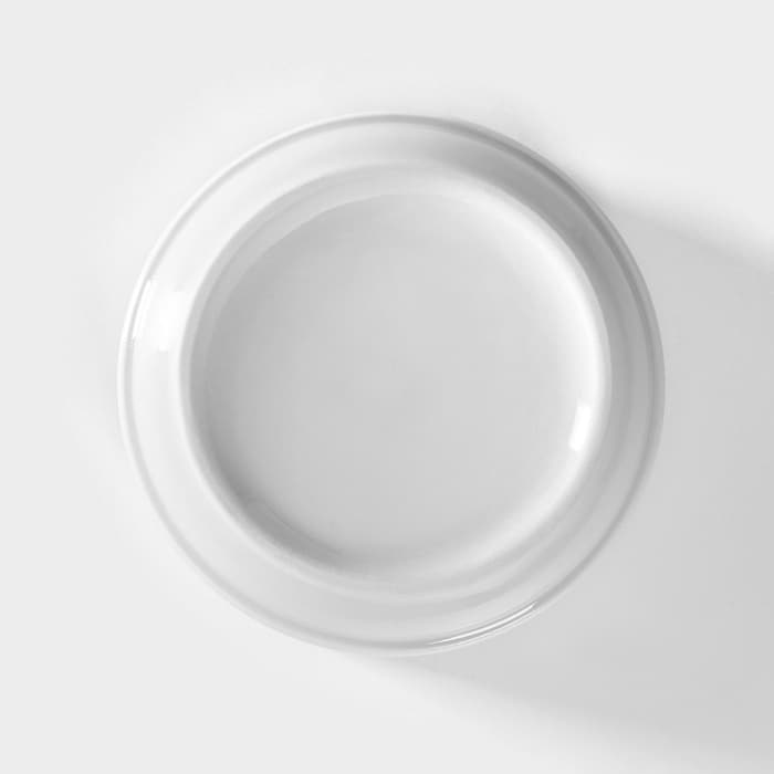 Бульонница Добрушский завод «Бельё», 300 мл, d=10.5 см, фарфор, белая