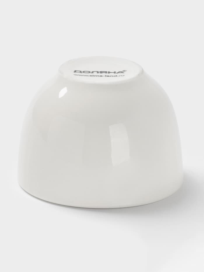 Соусник Доляна White Label, 120 мл, d=7 см, фарфор, белый