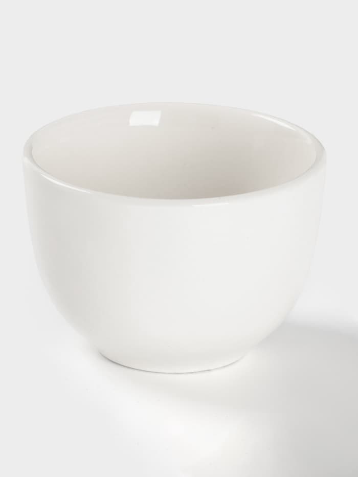 Соусник Доляна White Label, 120 мл, d=7 см, фарфор, белый