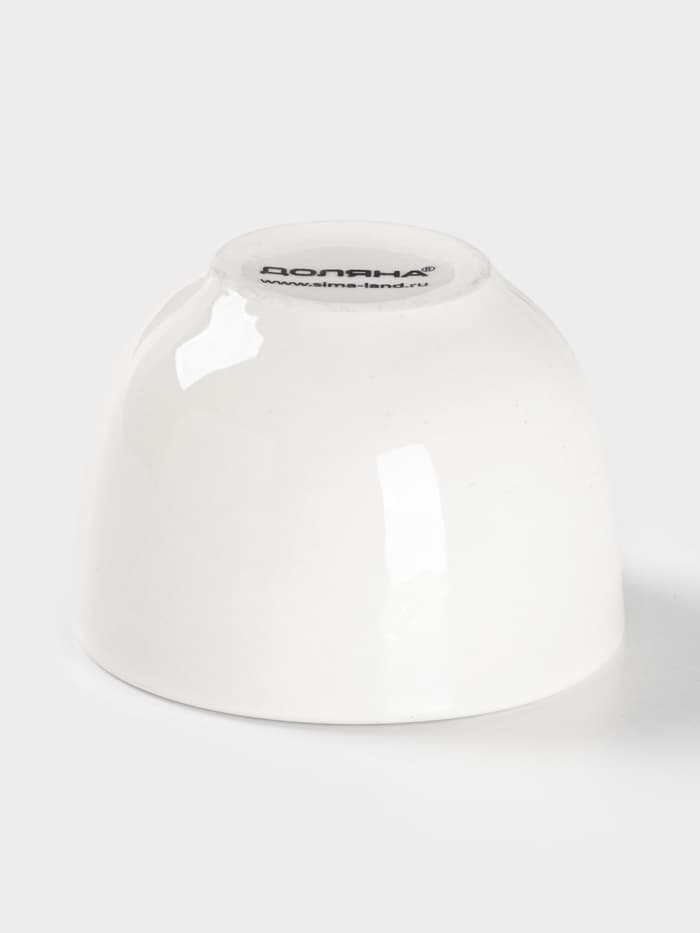 Соусник Доляна White Label, 120 мл, d=7 см, фарфор, белый