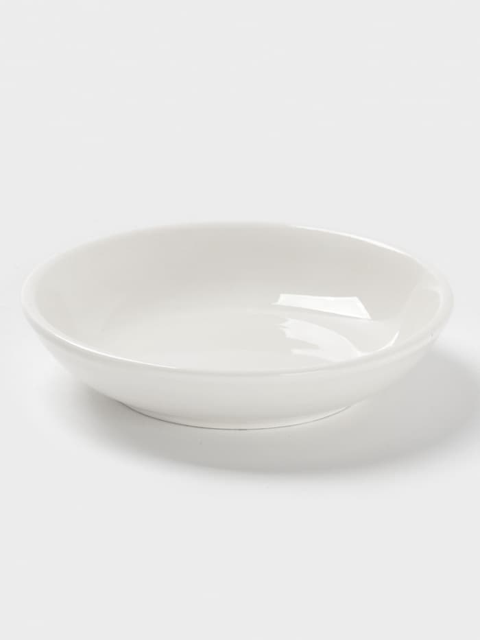 Соусник Доляна White Label, 50 мл, d=8.5 см, фарфор, белый