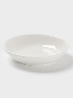 Соусник Доляна White Label, 50 мл, d=8.5 см, фарфор, белый