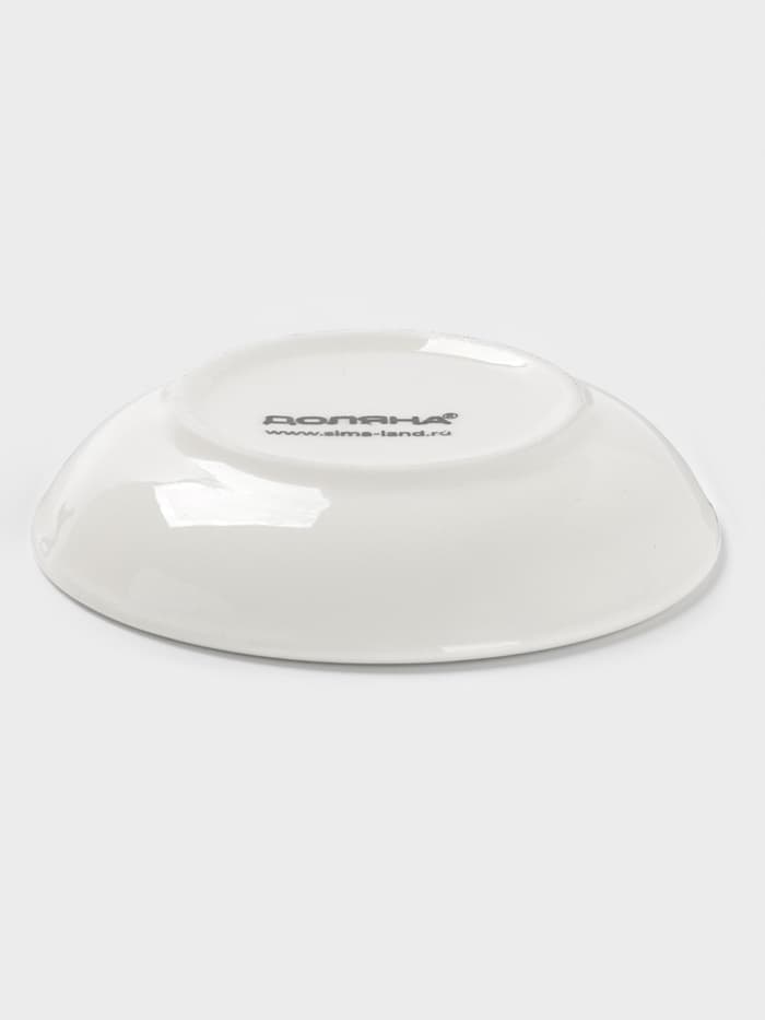 Соусник Доляна White Label, 50 мл, d=8.5 см, фарфор, белый