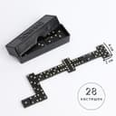 Настольная игра, домино «Классическое», 28 шт., костяшка 4×2×0.5 см