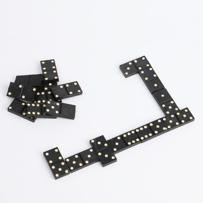 Настольная игра, домино «Классическое», 28 шт., костяшка 4×2×0.5 см