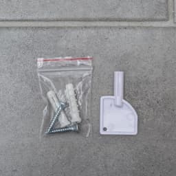 Диспенсер для бумажных полотенец в листах, пластик, 21.5×9×26.5 см, белый