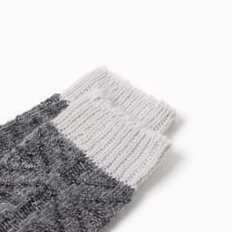 Носки детские шерстяные «Фактурная вязка», серые, размер 16