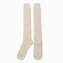 Гольфы женские шерстяные «Рубчик» белые, р-р 23