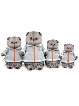 Мягкая игрушка «Кот Басик», в толстовке дракончик, 22 см, МИКС