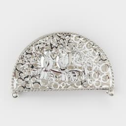 Салфетница декоративная «Птицы», 14×4.5×8.5 см, серебристая