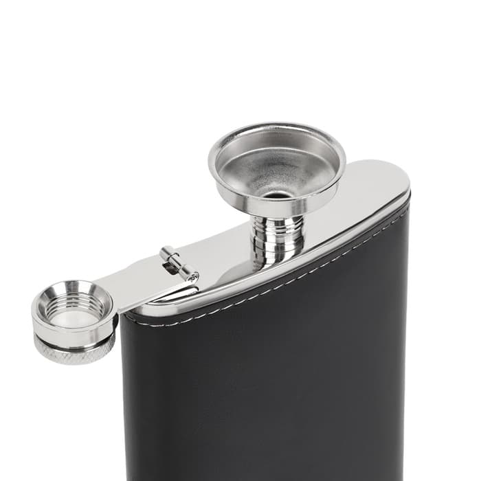 Набор подарочный «Шахматы и фляжка» 7 в 1, металл и искусственная кожа