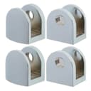 Полкодержатель P110CP, 22×23×20 мм, 4 шт. в наборе, цвет хром