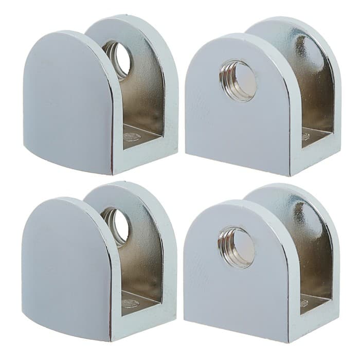 Полкодержатель P110CP, 22×23×20 мм, 4 шт. в наборе, цвет хром