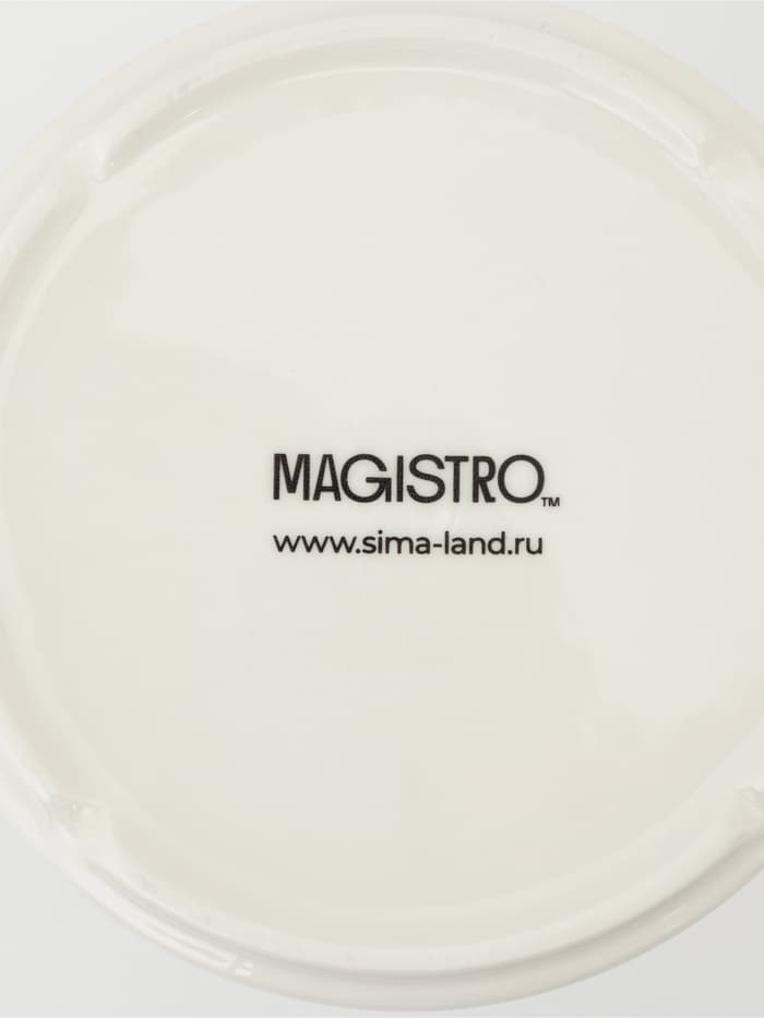Заварочный чайник Magistro «Морской бриз», 850 мл, фарфор, белый