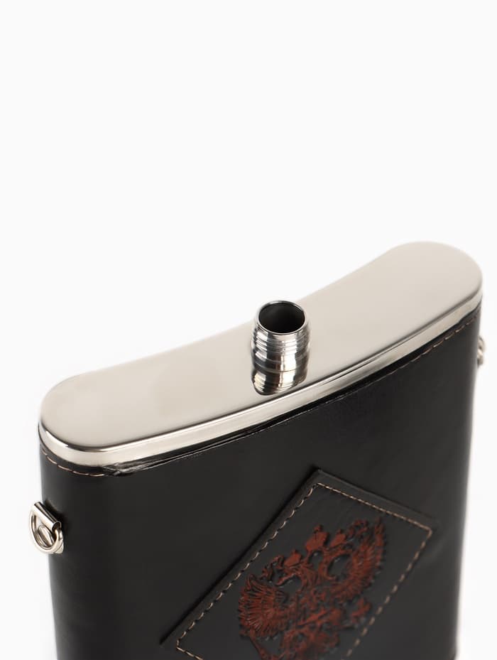 Фляжка «Герб», нержавеющая сталь, 540 мл, 18 oz