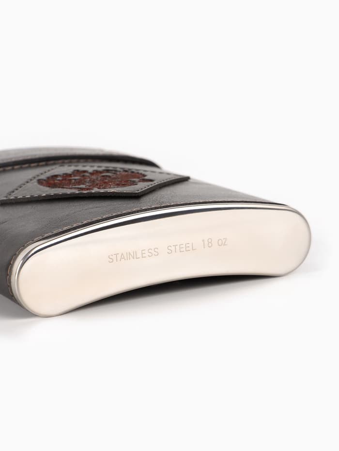 Фляжка «Герб», нержавеющая сталь, 540 мл, 18 oz