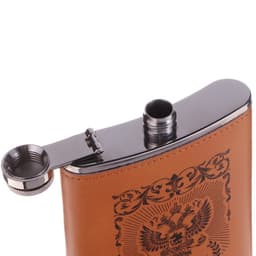 Фляжка «Россия», нержавеющая сталь, 270 мл, 9 oz