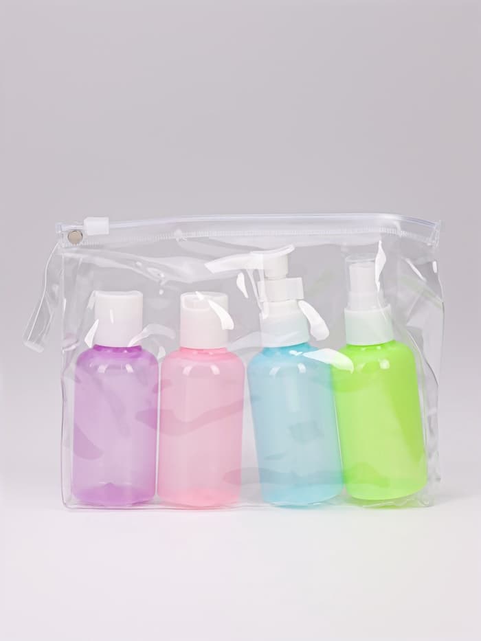 Набор для хранения, 4 предмета, в чехле, разноцветный