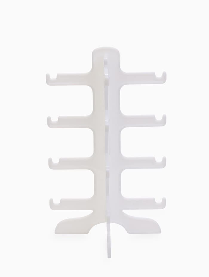 Подставка под очки 4 места, 15.5×14×25.5 см, белая