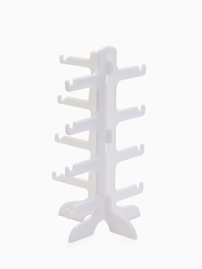 Подставка под очки 4 места, 15.5×14×25.5 см, белая