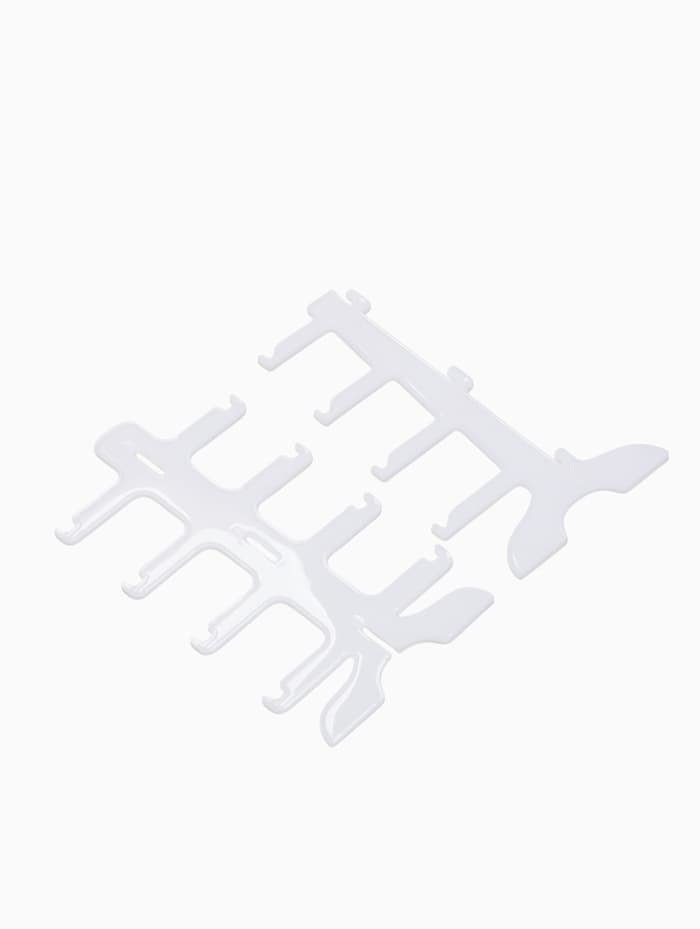 Подставка под очки 4 места, 15.5×14×25.5 см, белая