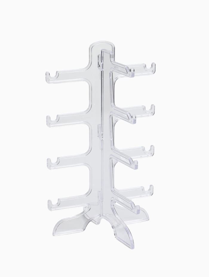 Подставка под очки 4 места, оргстекло, 16×14.5×25.5 см, прозрачная