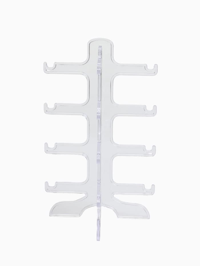 Подставка под очки 4 места, оргстекло, 16×14.5×25.5 см, прозрачная