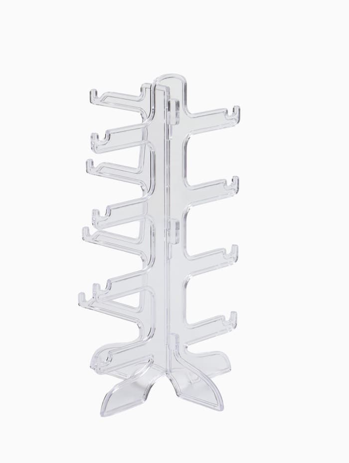 Подставка под очки 4 места, оргстекло, 16×14.5×25.5 см, прозрачная