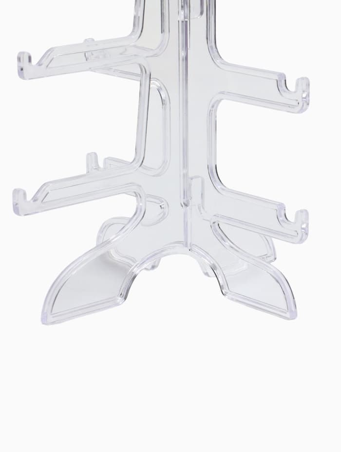 Подставка под очки 4 места, оргстекло, 16×14.5×25.5 см, прозрачная