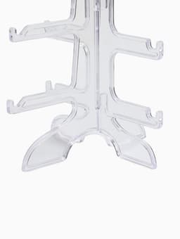 Подставка под очки 4 места, оргстекло, 16×14.5×25.5 см, прозрачная