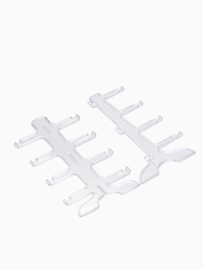 Подставка под очки 4 места, оргстекло, 16×14.5×25.5 см, прозрачная