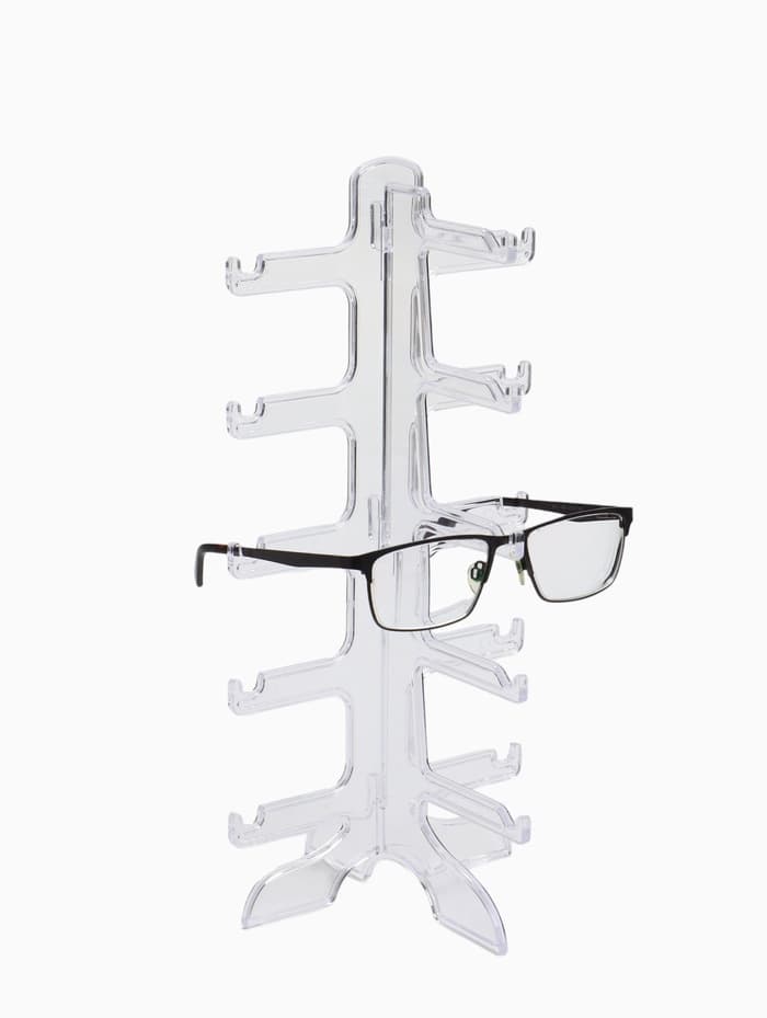 Подставка под очки 5 мест, 16×14.5×31 см, прозрачная