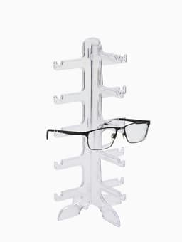 Подставка под очки 5 мест, 16×14.5×31 см, прозрачная