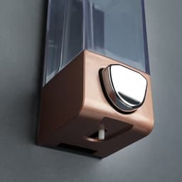 Диспенсер для жидкого мыла, механический, 350 мл, коричневый