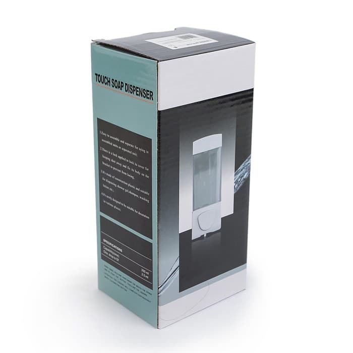 Диспенсер для жидкого мыла, механический, 350 мл, коричневый