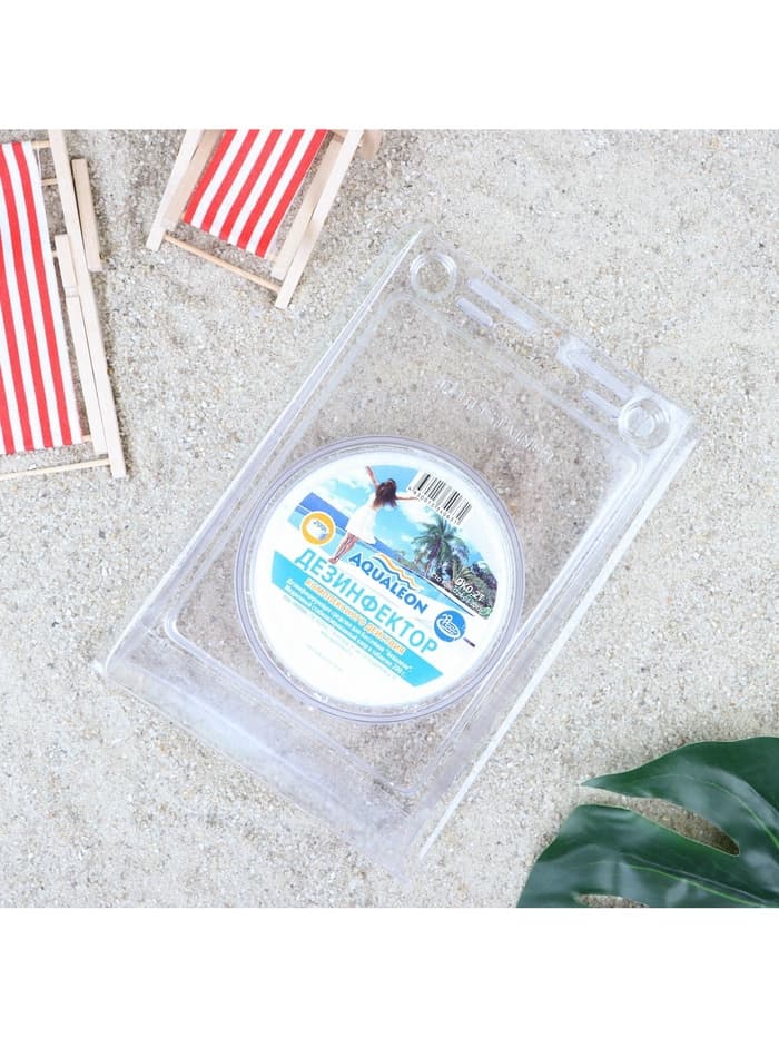 Медленный стабилизированный хлор Aqualeon, комплексный, 200 г, 1 шт.