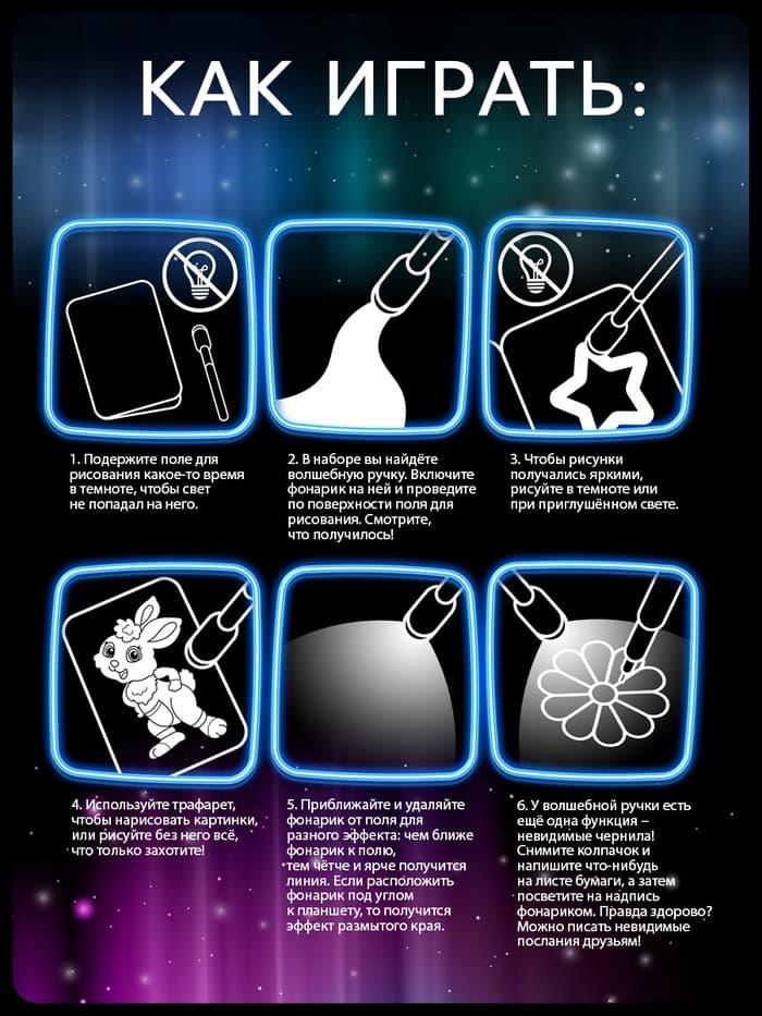 Рисование светом «Рисунки светом»