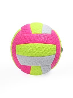 Волейбольный мяч, машинная сшивка, 18 панелей, р. 2, PVC, цвета МИКС