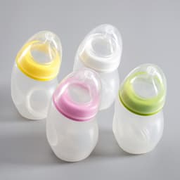 Набор для вскармливания животных DIIL, бутылочка 180 мл, 2 соски и ёршик, цвет МИКС