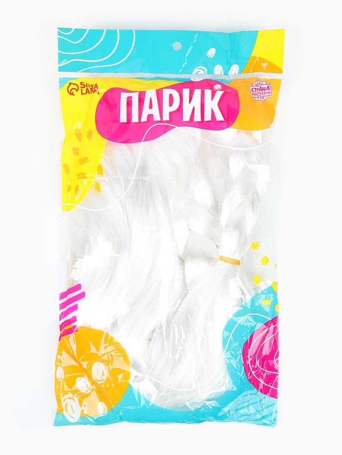 Карнавальный парик «Красотка», с косой