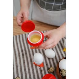 Набор контейнеров для варки яиц без скорлупы, 6 шт., 6.5×9 см