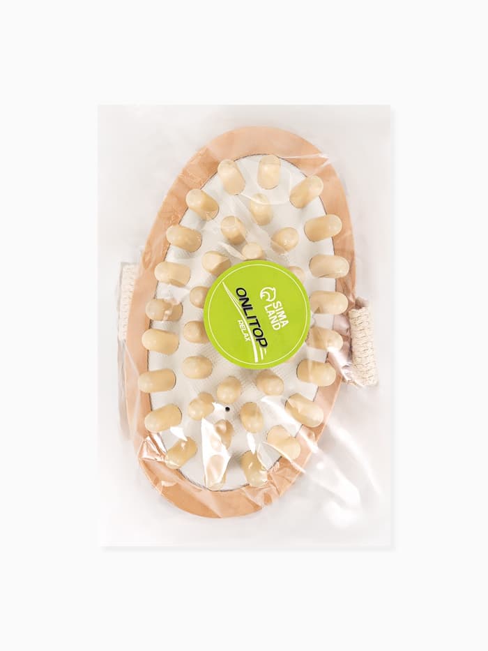 Щётка массажная для тела, гладкая