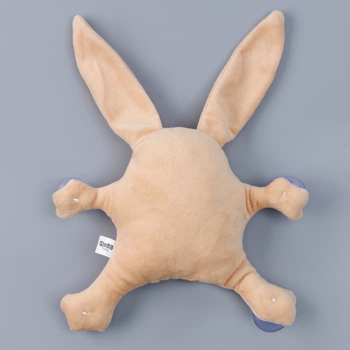 Игрушка для автомобиля Milo toys «За рулем девушка», заяц, на присосках