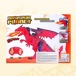 Дракон радиоуправляемый, эффект дыма, световые и звуковые эффекты